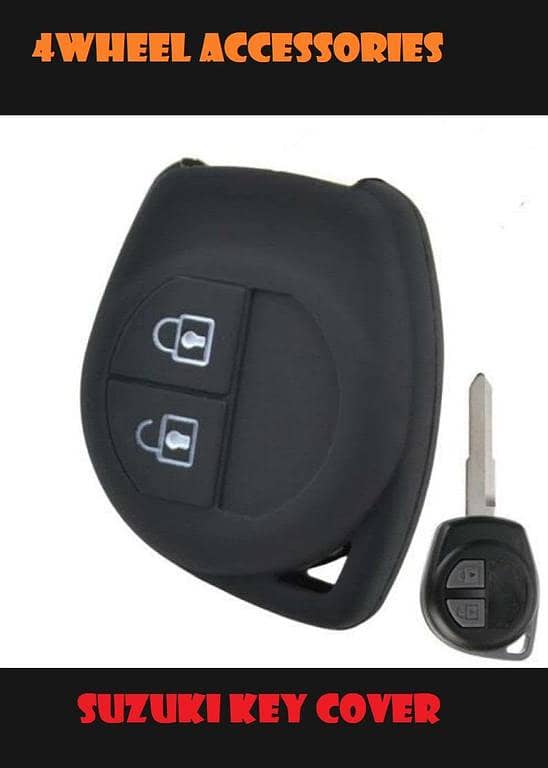 Silicon Remote Key Cover For All Suzuki Cars Skin Tight & Highly Protective Cover & Enhance Your Remote Look(Almost All Car Key Covers Available)