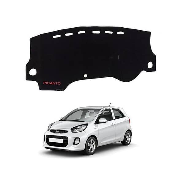 Kia Picanto Dashboard Mat (2019-2021) - Non-Slip, High-Quality Fabric for Sun Protection