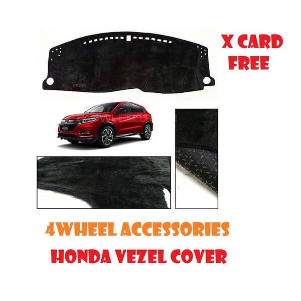 Honda Vezel Non-Slip Valvet Dashboard Matt High Quality Matt (X Card Free)