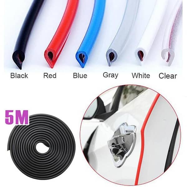 Universal Car & 4X4 Door Moulding For All Doors Protect Your Door Edges, Invisible & Non-Destructive Installation Four Colors Available