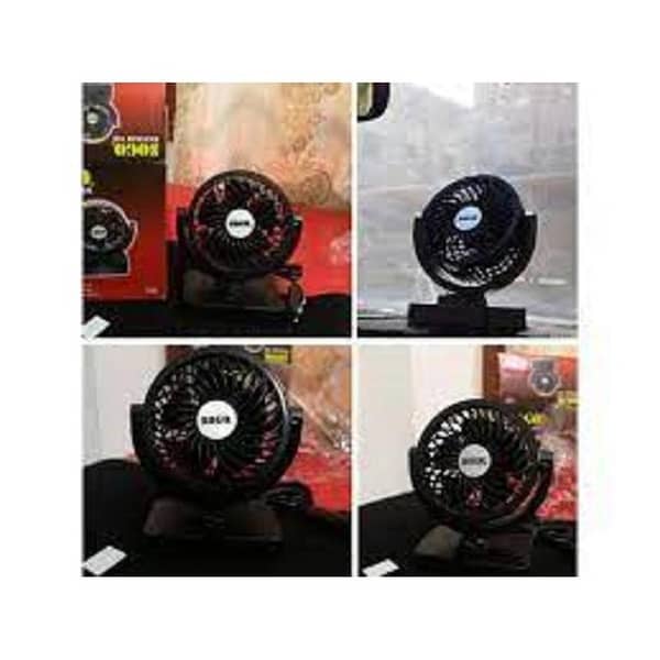 SOGO Car Dashboard Single Fans 360 Degree Rotation 12V (X Card Free)