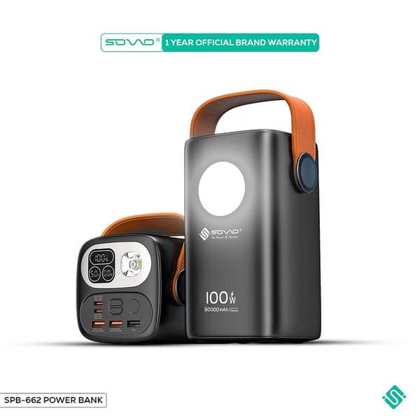 SOVO MEGA SPB-662 60000mAh SUPER FAST POWERBANK