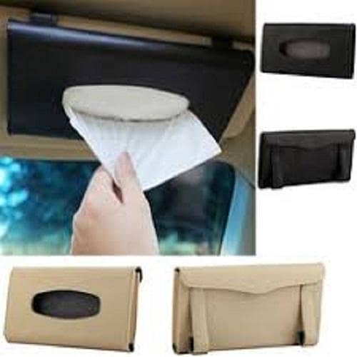 Car Tissue Box For Sun Visor With Free Tissues High Quality