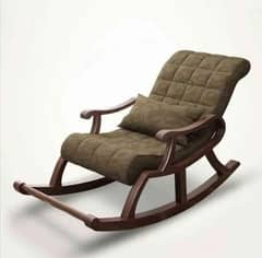 wooden rocking chair