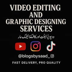 Video Editor an Graphic Designer Job Wanted