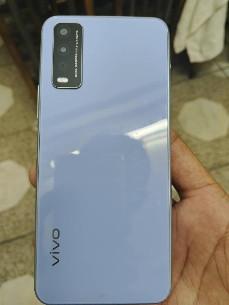 vivo y20s fingerprint (8/256) gb complete box 3