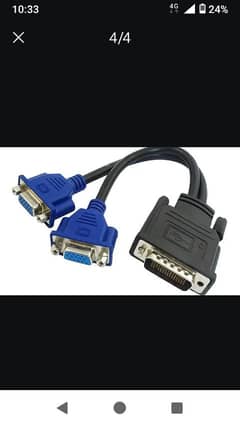 VGA CABLE FOR CPU & LAPTOP