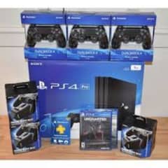 video game PS4 pro 1 TB complete 03482646919 my WhatsApp