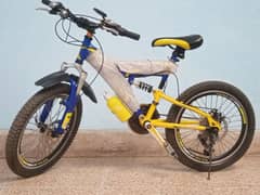 Mountain and Urban bike with Suspension and disc brakes