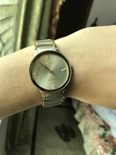 Original imperial watch in golden and silver colour