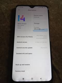 redmi poco m3 4+2/128 official pta approved