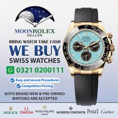 Get Cash / Rolex Cartier Omega Hublot Tudor Chopard Rado Tag Heuer IWC
