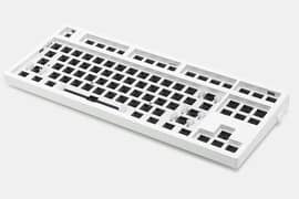 KeyCrafters™ Mechanical Gaming Keyboard - MK870 Pro White Case Dual Mode (Usb C+)