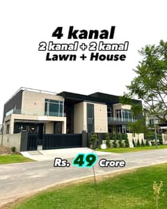 2 Kanal Lash Green Lawn + 2 Kanal Brand New Luxury Ultra-Modern Design Most Beautiful Full Basement Swimming Pool Bungalow For Sale At Prime Location Of DHA Lahore Near To Park Masjid & DHA Raya Fairways Commercial.