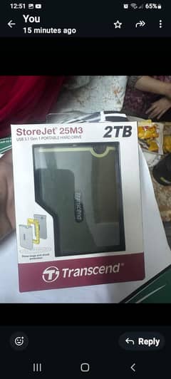 2tb external hhd. 03009890028