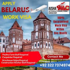 Belarus Work Permit Available (Within Month) 100% Guaranteed
