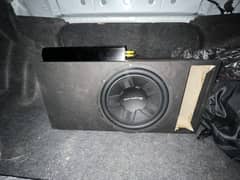 Brand new Champion series woofer with bass tube and amplifier 4 chanel