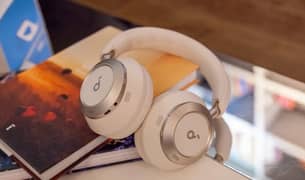 Soundcore Space One Pro - Cream White | Flagship ANC | Hi-Res Audio