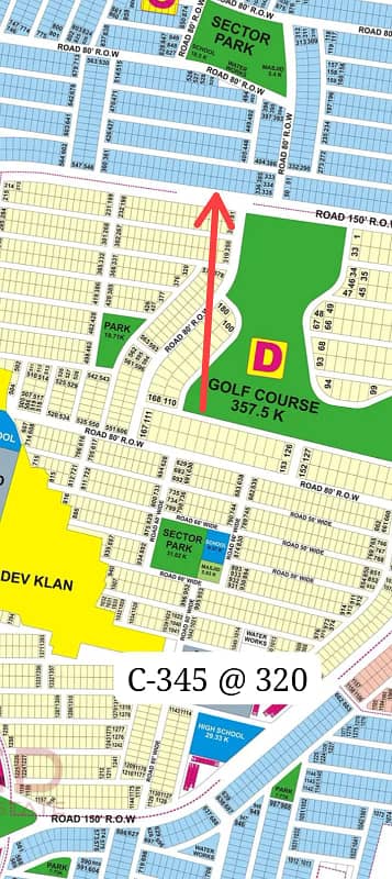 Prism C Block Prime Location Plot for Sale 0