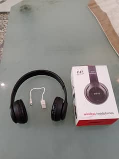 P 47 Wireless/Wired Bluetooth Headphones