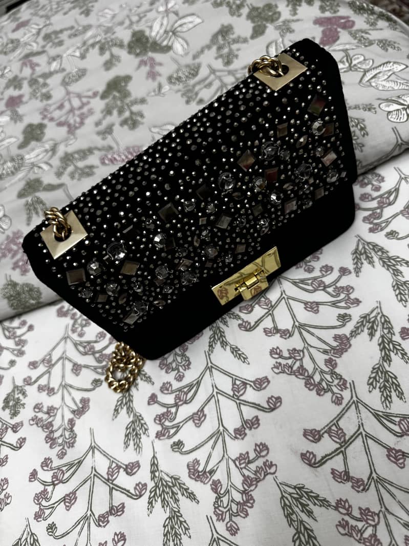 Black studded bag 2