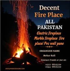 Electric fireplace | Marble fireplace | fire place | Pvc wall panel