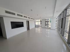 Unused 2-Bed Apartment with Study & Maid Room for Sale in Emaar Reef Tower 2 Partial Sea View