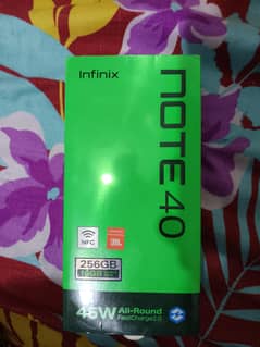 infinix note 40 8/256  10/10 condition 4month used