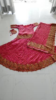 Bridel lehenga. Barat wedding. shocking pink color. . . . .