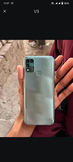 Infinix hot 11 play 4/128 GB All Ganion With box