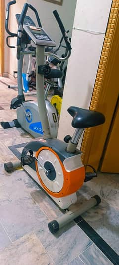exercise cycle elliptical machine cross trainer magnetic upright bike
