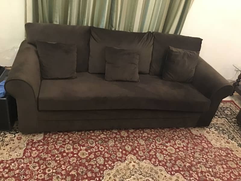 Sofa set with 2 stools 2