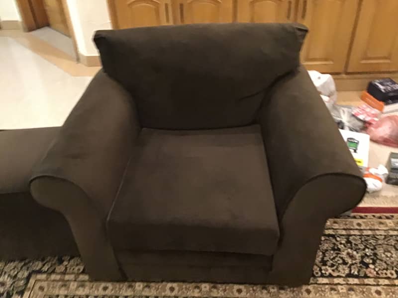 Sofa set with 2 stools 7