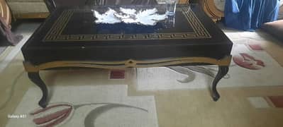 console table. solid wood