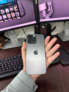 Iphone 14 Pro Max 128GB JV Black 99% Panel  change Excellent Condition