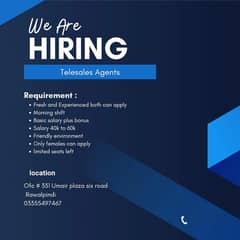 Hiring Telesales Agents