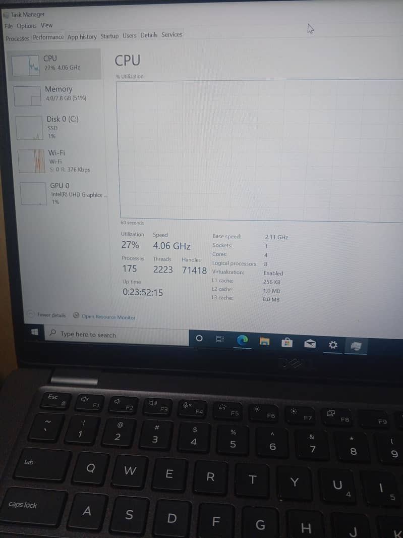 Dell latitude Laptop 5400 Core i7 8th Gen Processor 16gb ddr4Ram 512gb 7