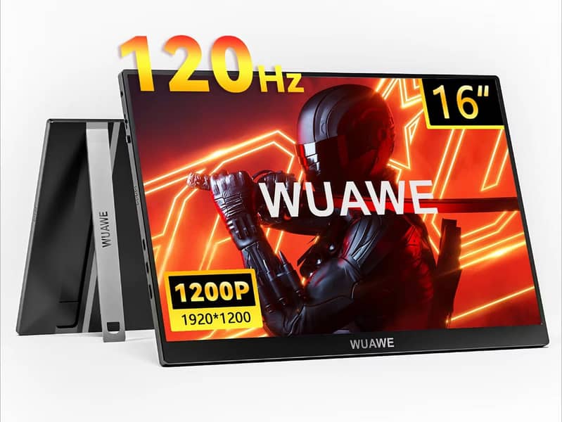 Portable Monitor 16 Inch 120Hz 1200P - WUAWE 0