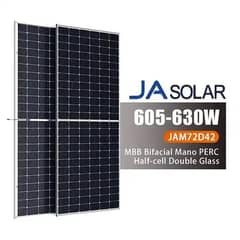 JA Bifacial 605W