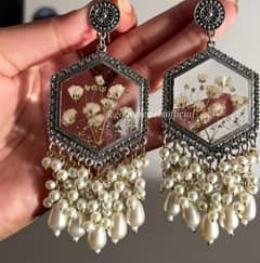 Resin customize jhumka