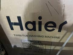 New haier twin tub washing machine