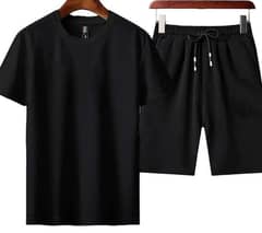 men plain  black tracksuit