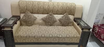 6 seater sofa with table