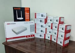 cctv | 4 Cameras Complete Package | Dvr | Security Camera | Hikvision