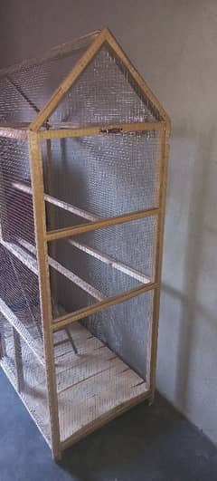 wood cage for sale and two breeding box