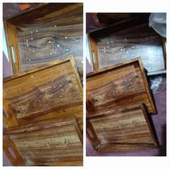 Wooden tray Set