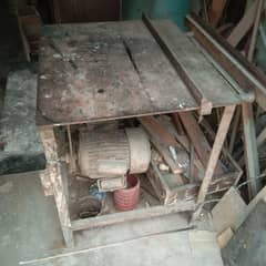 wood cutting machine || heavy weighted full in iron || copper in motor
