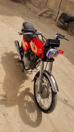 CG 125 2021 RED SEALED ENGINE