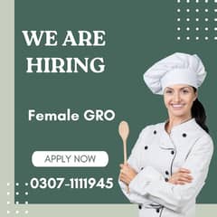 GRO Female Required