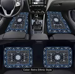4pcs set of Retro car mats